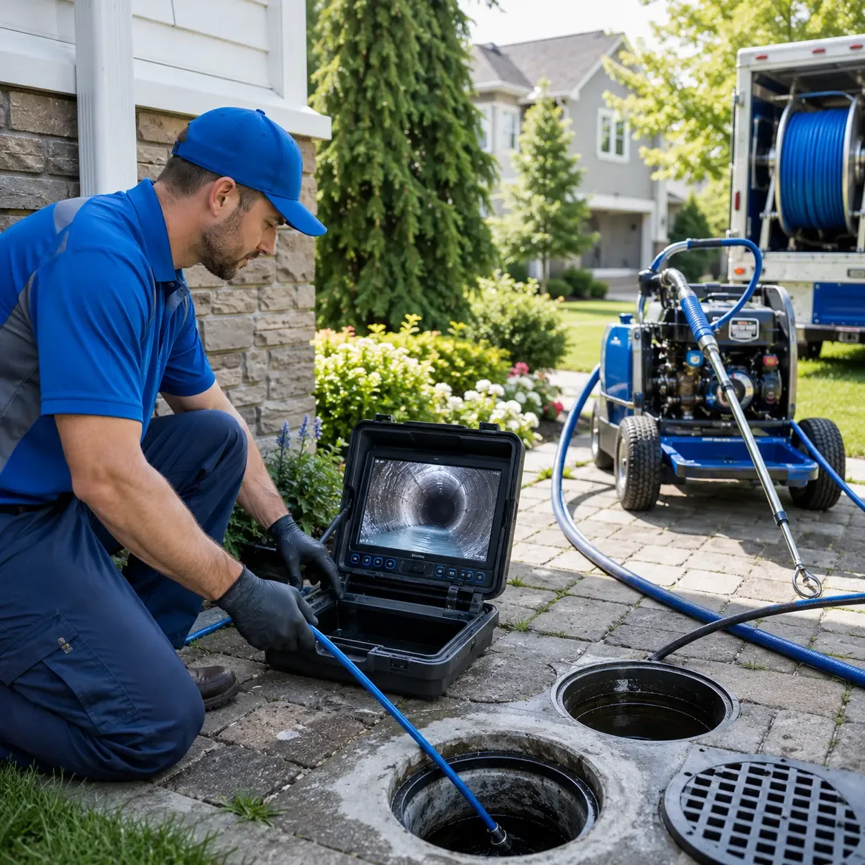 Outdoor drain cleaning professionals serving Chamberlain, SD